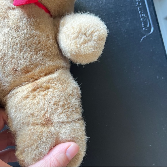 Vintage 1990 Dakin Teddy Bear Brown Stuffed Animal Works 9” Sitting - Picture 6 of 13